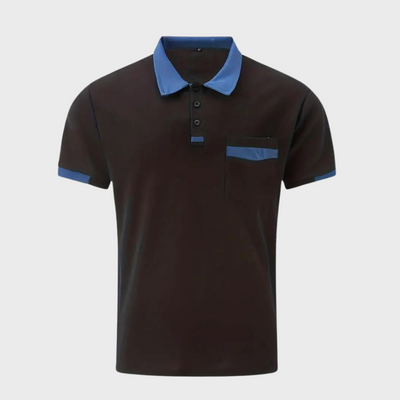 Olivier | Polo Coupe Étroite Pour Hommes | Manche Courte