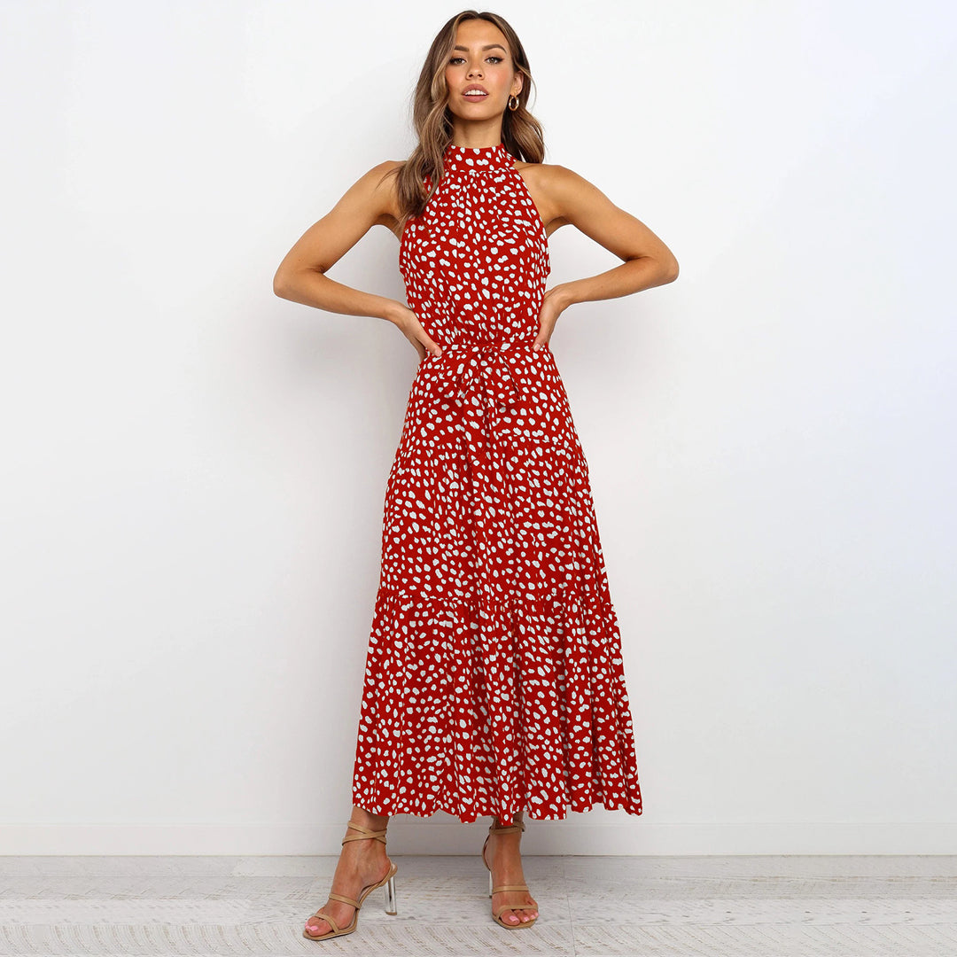 Aurélie | Robe Élégant Dos Nu Pour Femme | Midi