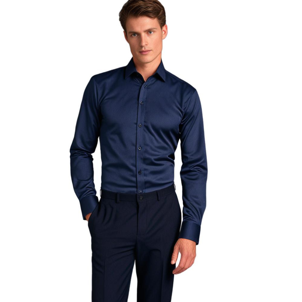 Morgan | Chemise Les Boutons Pour Hommes | Longue Manche