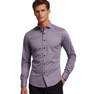 Morgan | Chemise Les Boutons Pour Hommes | Longue Manche