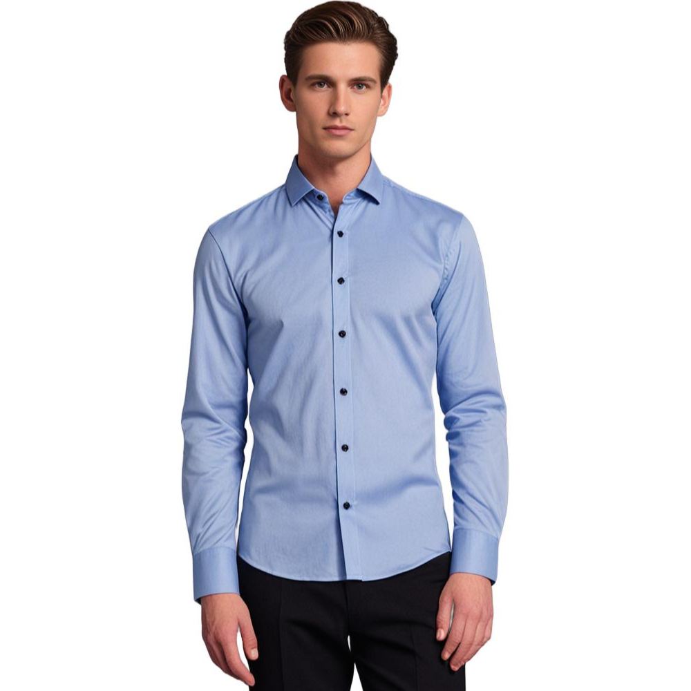 Morgan | Chemise Les Boutons Pour Hommes | Longue Manche
