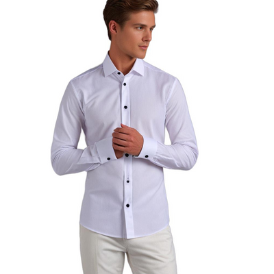 Morgan | Chemise Les Boutons Pour Hommes | Longue Manche