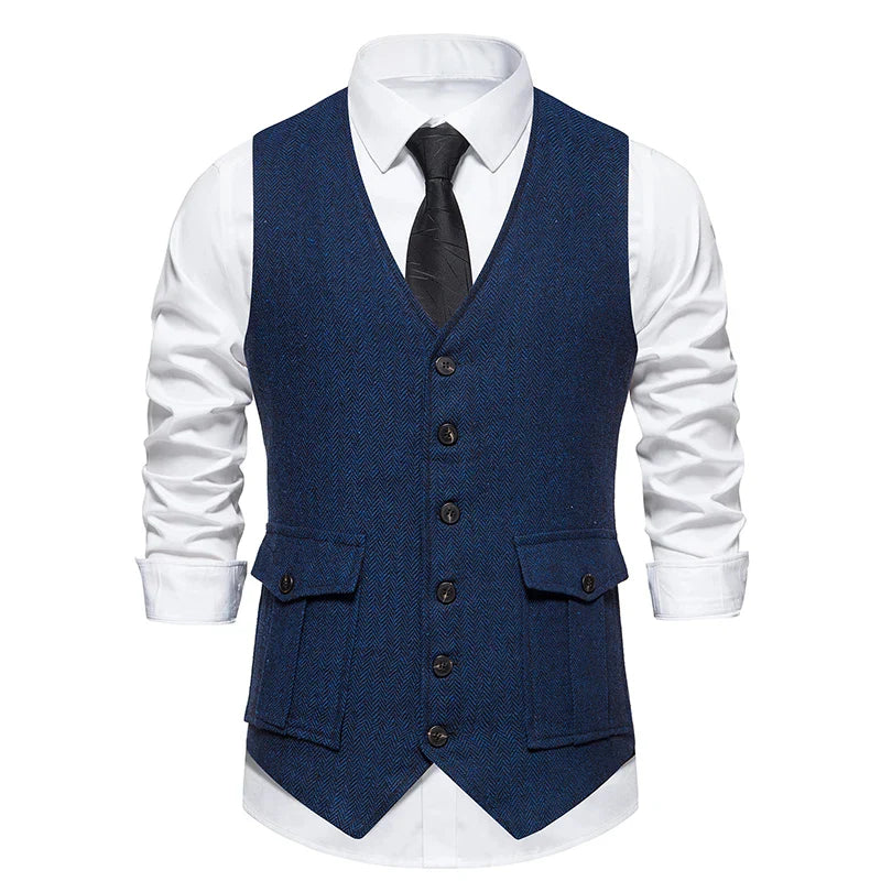 Rive | Élégant Gilet Formelle pour Hommes