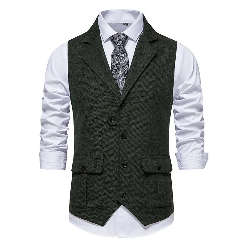 Rive | Élégant Gilet Formelle pour Hommes