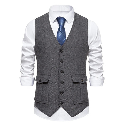 Rive | Élégant Gilet Formelle pour Hommes