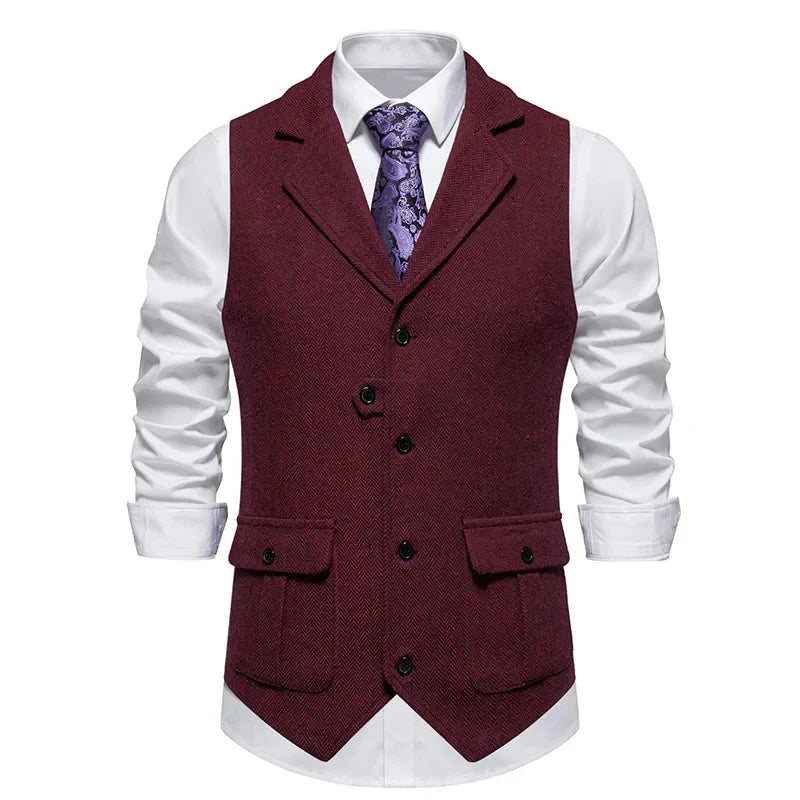 Rive | Élégant Gilet Formelle pour Hommes