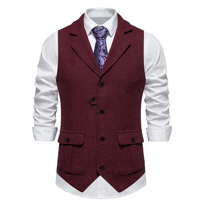 Rive | Élégant Gilet Formelle pour Hommes
