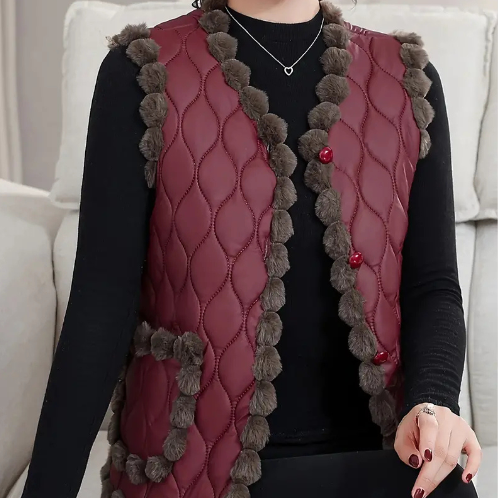DELFINA - Gilet Raffiné pour Femmes