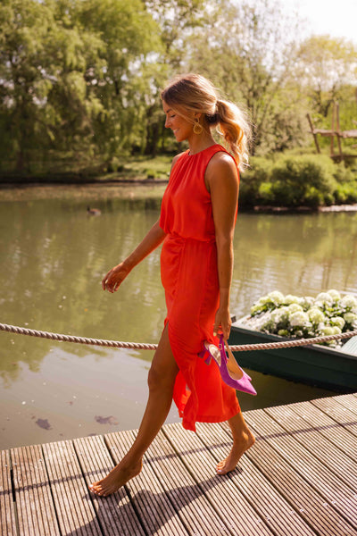 Isla™ | Robe Midi Sans Manches