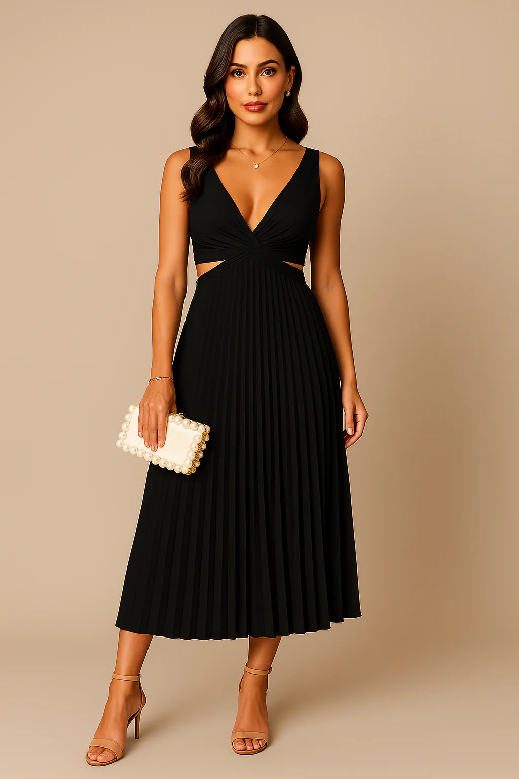 Femme Chic Midi Robe d’été – Rae