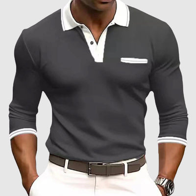 Lenoir™ - Chemise avec des détails contrastés élégants