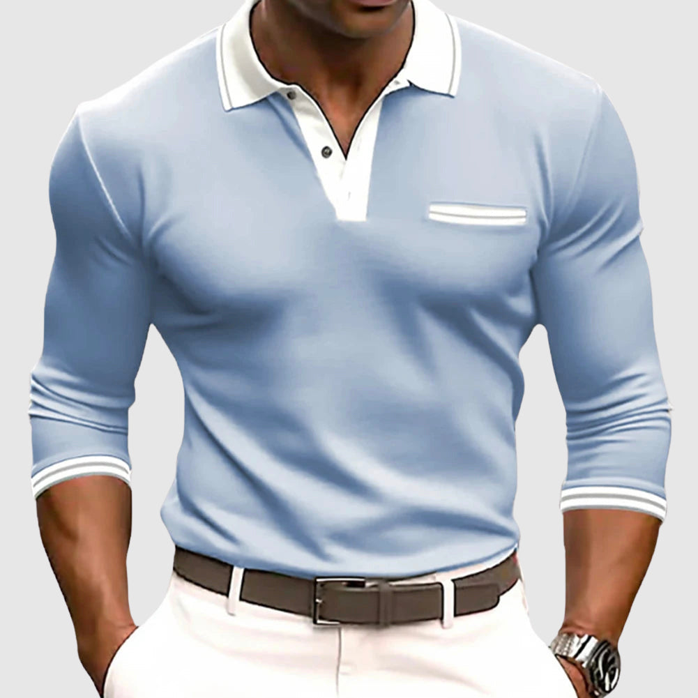Lenoir™ - Chemise avec des détails contrastés élégants