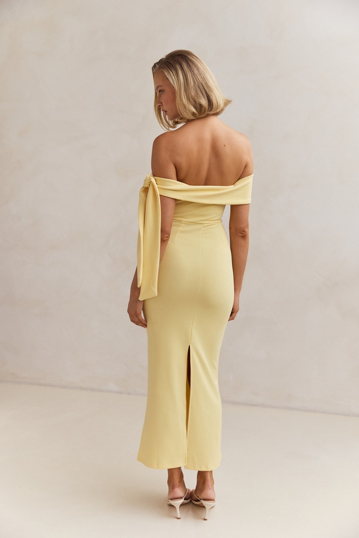 Robe longue extensible ajustée