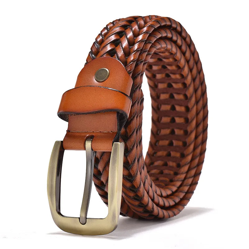 ALESSIO™ | CEINTURE EN CUIR TRESSÉE POUR HOMMES (VINTAGE)
