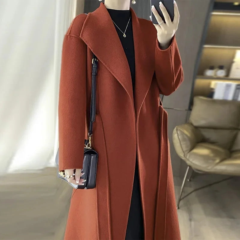 Manteau en cachemire avec ceinture Casmira™