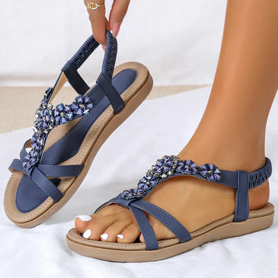 Kim| Sandales pour femmes Bling Cristal Été