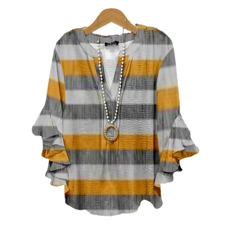 Blouse d'été "Fête de jardin" – Fraîche & féminine