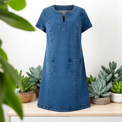 Amber™ | Robe Denim Douce
