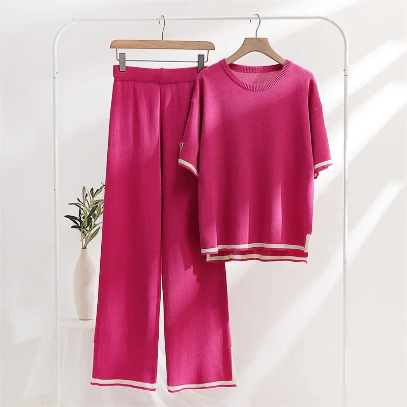 Mia™ - Ensemble tricoté élégant 2 pièces