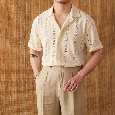 Chemise en coton tricoté Santiago