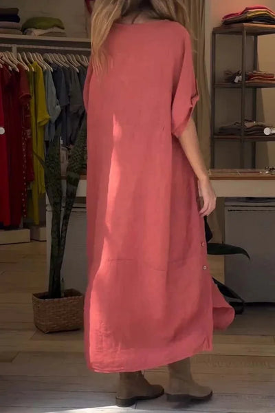 SÉLENA | Vestito Elegante e Casual con Bottoni