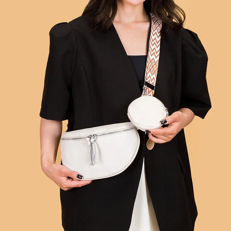 Hayley | Sac à bandoulière en cuir raffiné