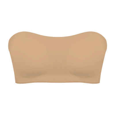 Soutien-gorge femme sans bretelles – Push-up sculptant – Maintien antidérapant – Finition invisible