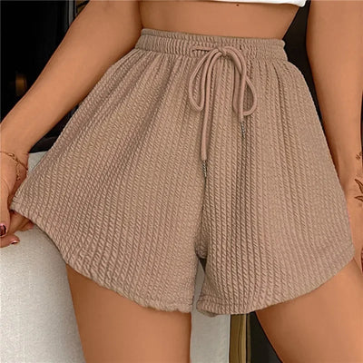 Noor - Short avec cordon de serrage et jambes larges