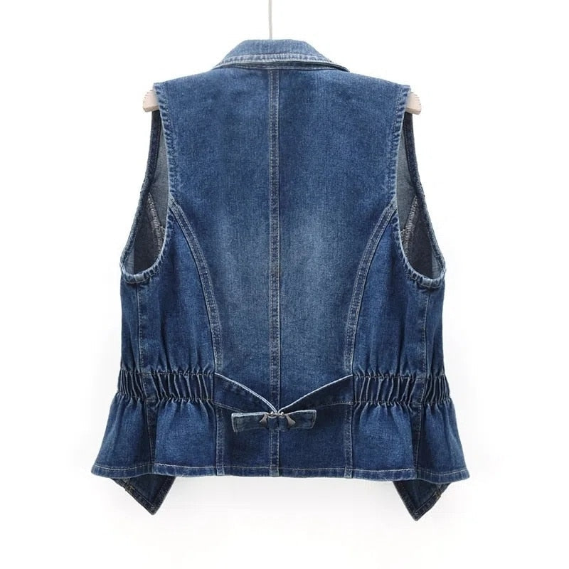 Sophie - Gilet en denim tendance pour femmes