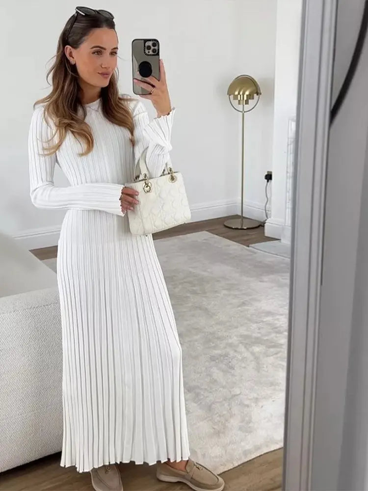 Sophie™ - Robe maxi tricotée élégante