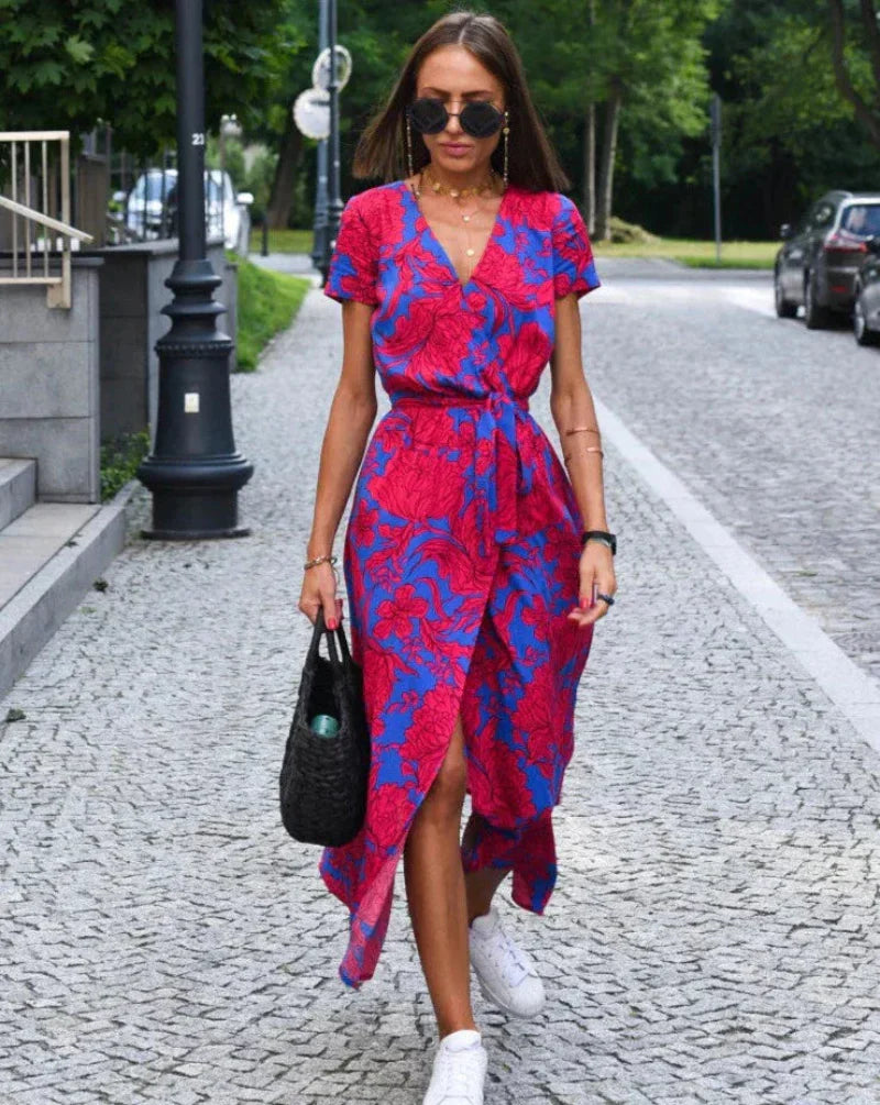Linda - Robe florale élégante