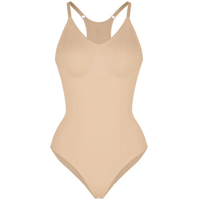 Body femme – Coupe galbante – Sans couture – Maintien ventre – Dos nageur sculptant