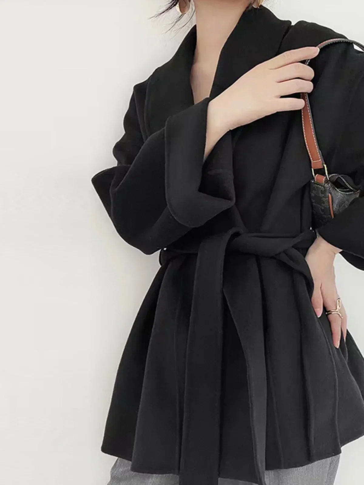 Serenya™ | Manteau en laine et cachemire fabriqué à la main