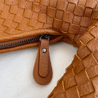 Maria | Sac tressé en cuir vegan