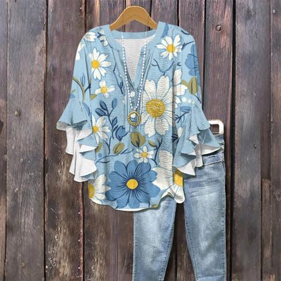 Blouse d'été "Marché" – Élégante & légère