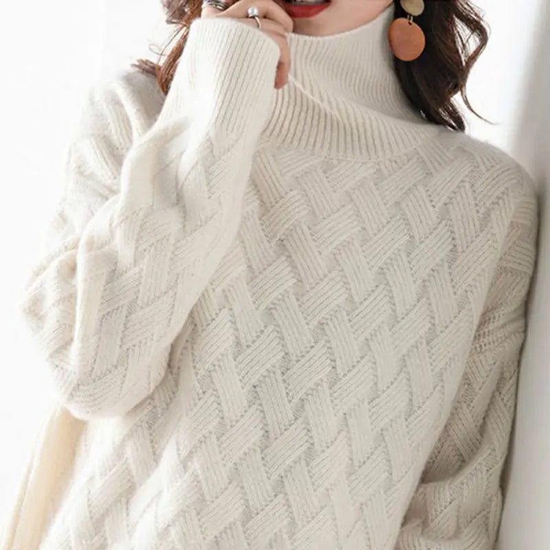 Emi™ | COL ROLÉ OVERSIZE EN CACHEMIRE