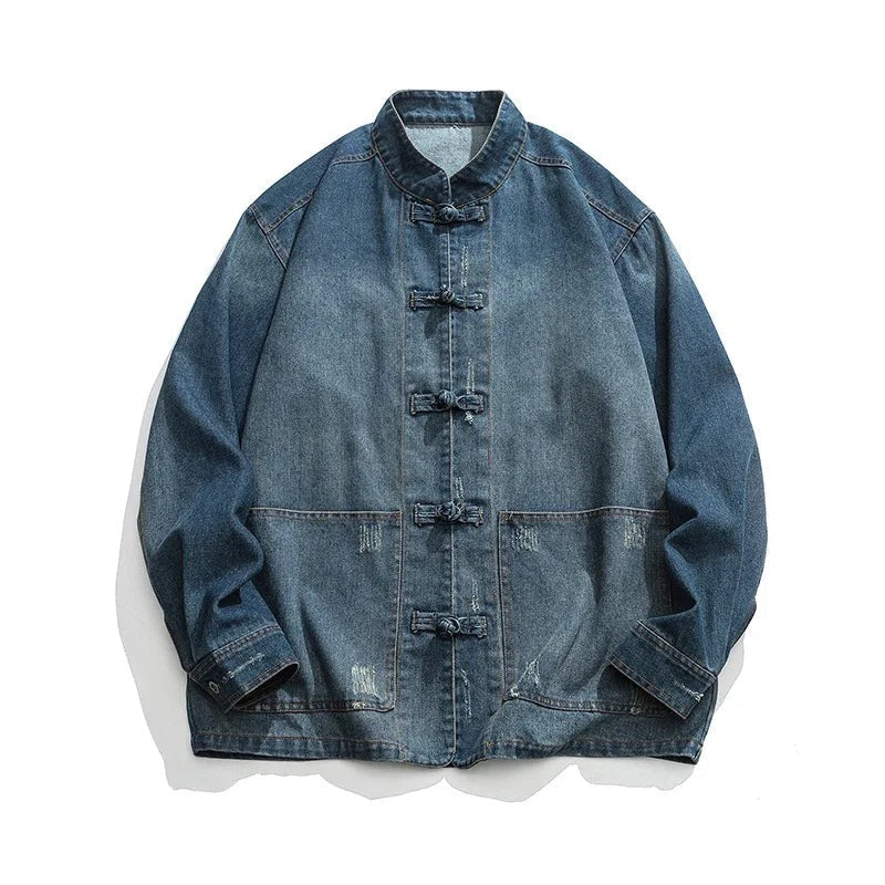Chemise en jean délavée Neo