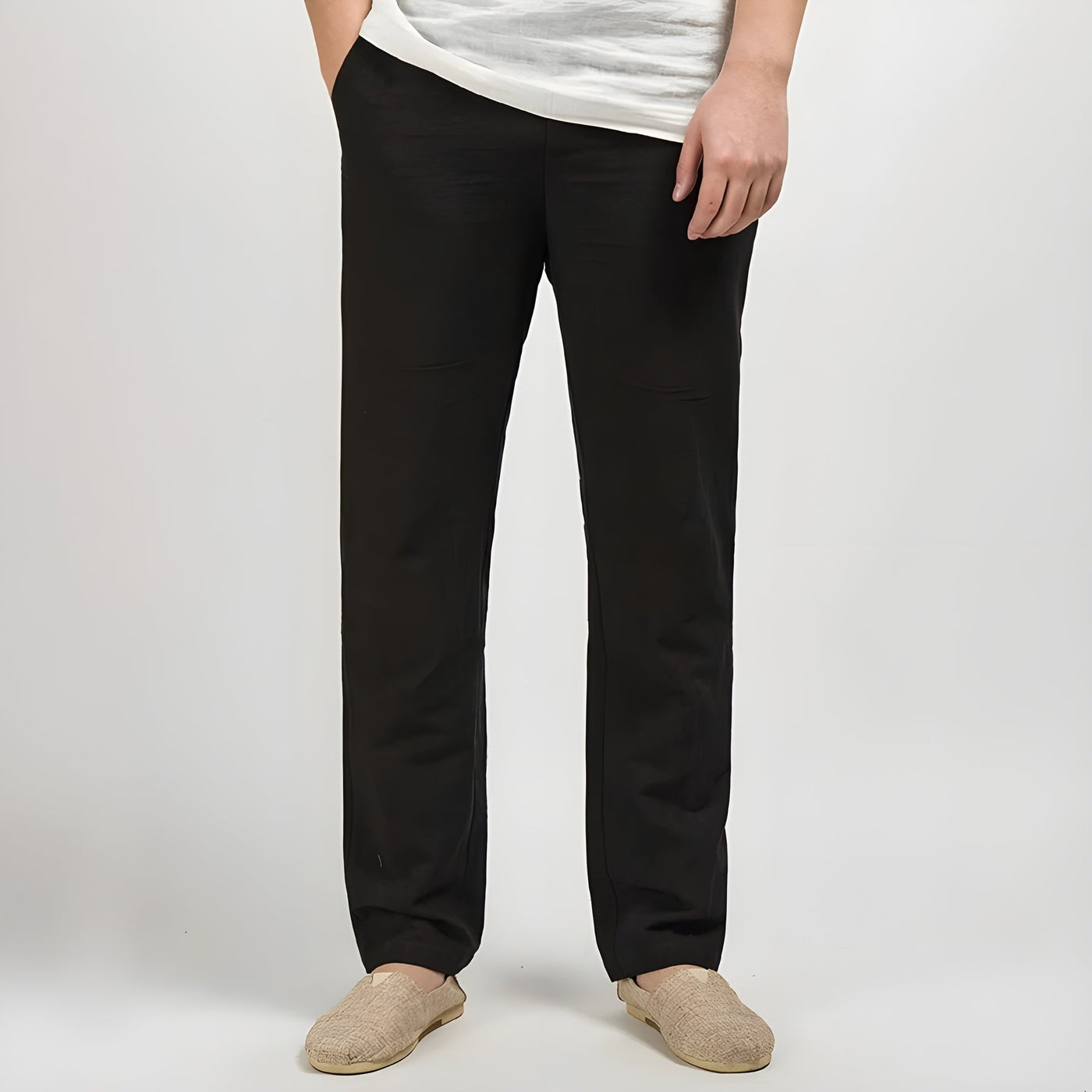 Pantalon en lin Hampton