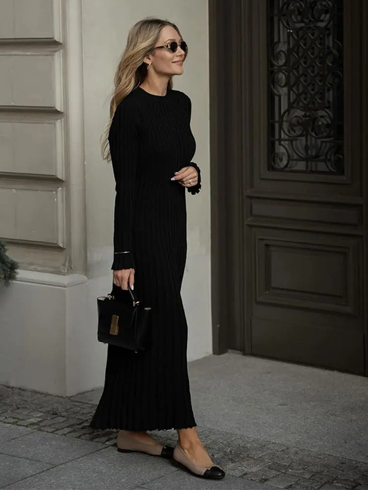 Sophie™ - Robe maxi tricotée élégante
