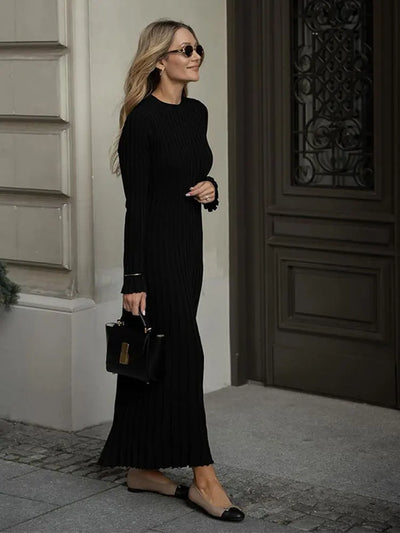 Sophie™ - Robe maxi tricotée élégante