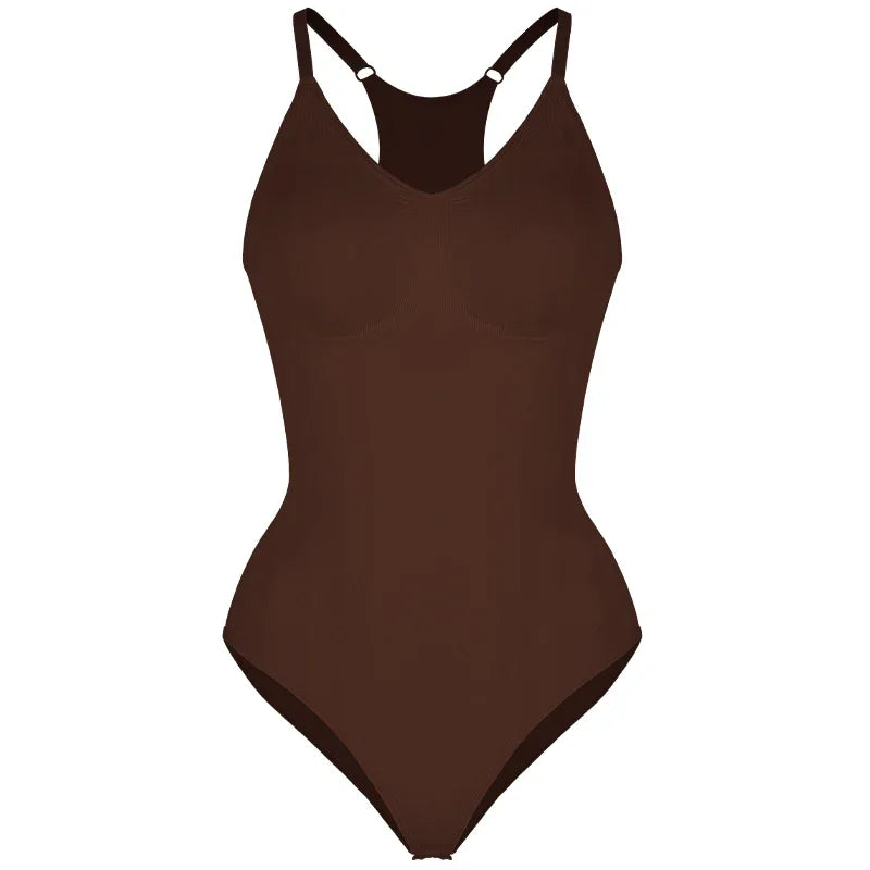 Body femme – Coupe galbante – Sans couture – Maintien ventre – Dos nageur sculptant