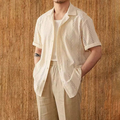 Chemise en coton tricoté Santiago