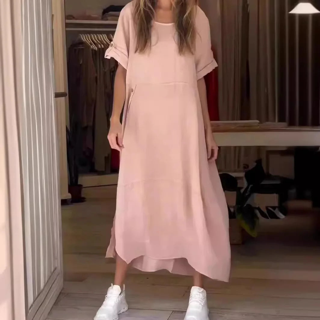 SÉLENA | Vestito Elegante e Casual con Bottoni