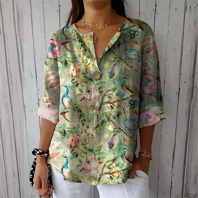 Soléane™ | Blouse Fluide aux Couleurs d’Expression