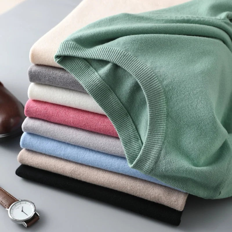 T-shirt en mérinos et cachemire