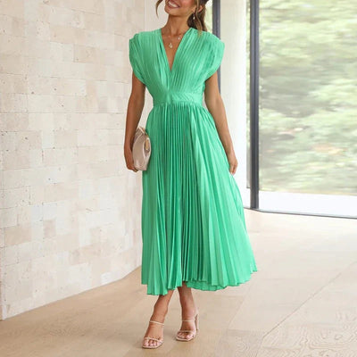 ROBE LONGUE PLISSÉE