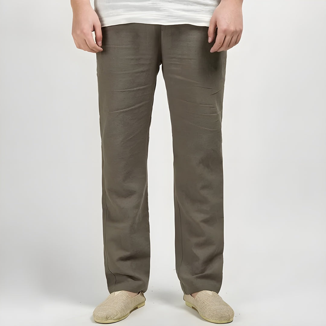 Pantalon en lin Hampton