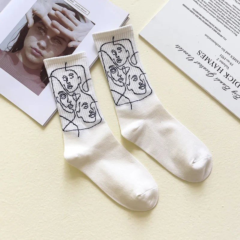Chaussettes abstraites