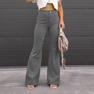 Pantalon Flare | Taille Haute | Allure Rétro