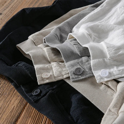 Blouse à capuche en lin